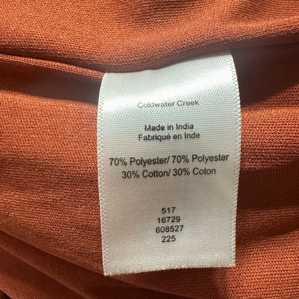 Vintage Coldwater Creek A-Line Skirt -‎ Multicolor Floral - Picture 7 of 7